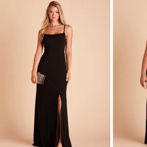 Birdy Grey “Ash” Black Crepe Bridesmaid Dress. Size M. Fits a 6-8 dress size.